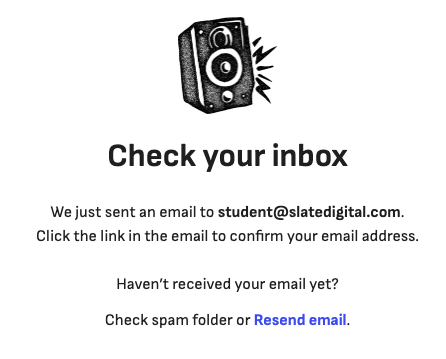 Email Confirmation