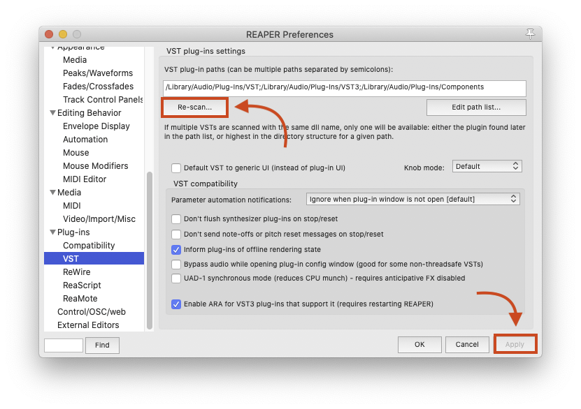 How To Rescan Slate Digital Plugins In Reaper – Slate Digital