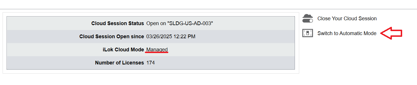 iLok Cloud Session Mode