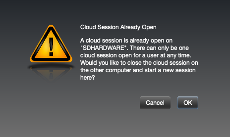 Reopen Cloud Session